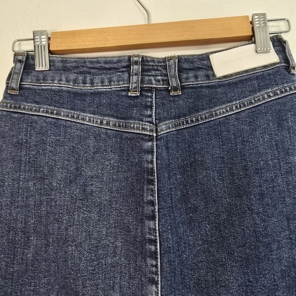 Scanlan Theodore Blue Denim Skirt stretchy - Picture 8 of 13